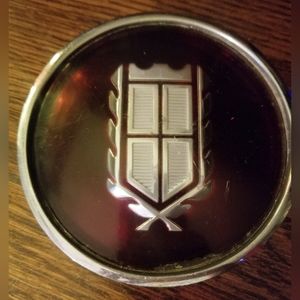 1980s Ford Crown Victoria Grand Marquis Car Wheel Hub Cap Emblem Vintage